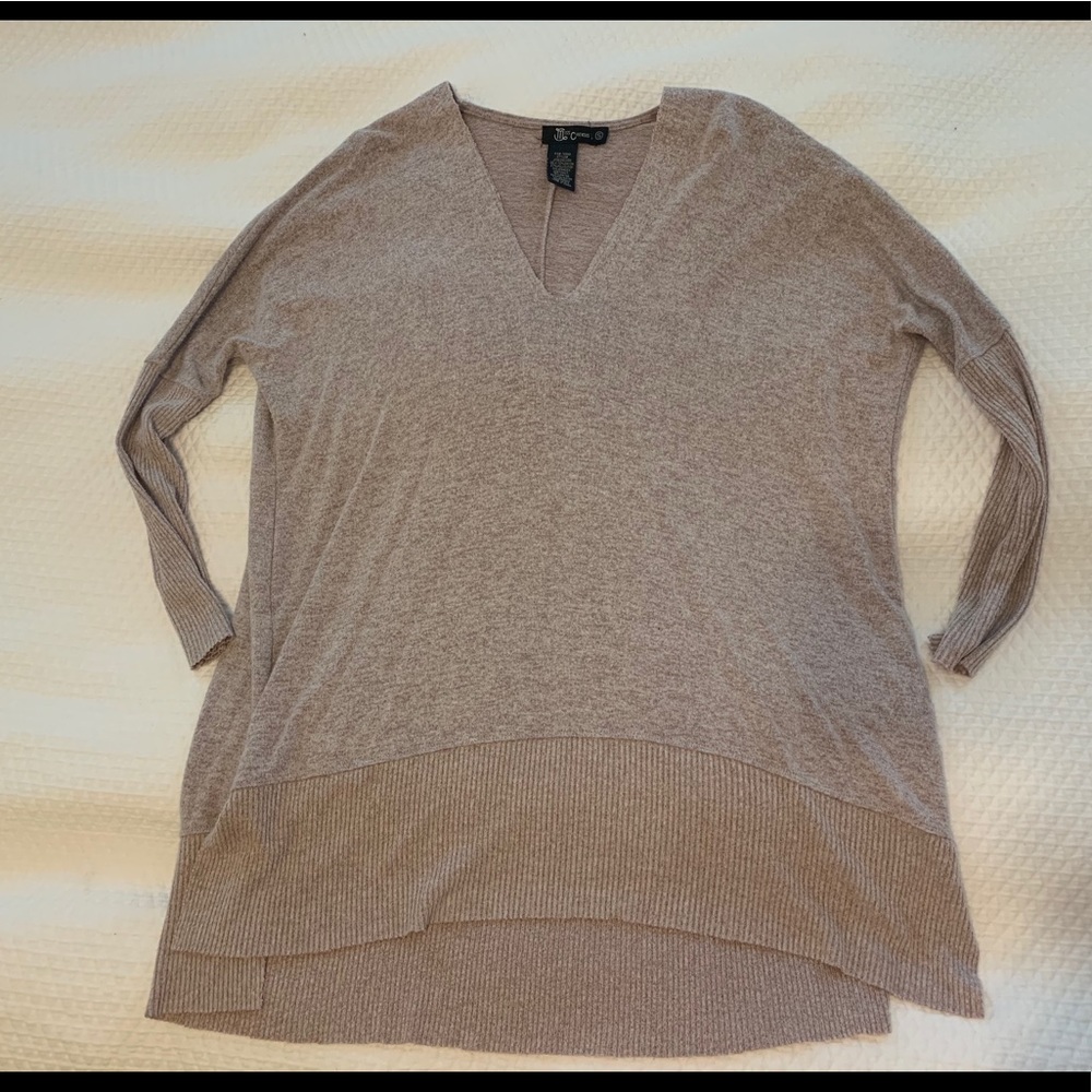 Mauve Tunic Sweater
